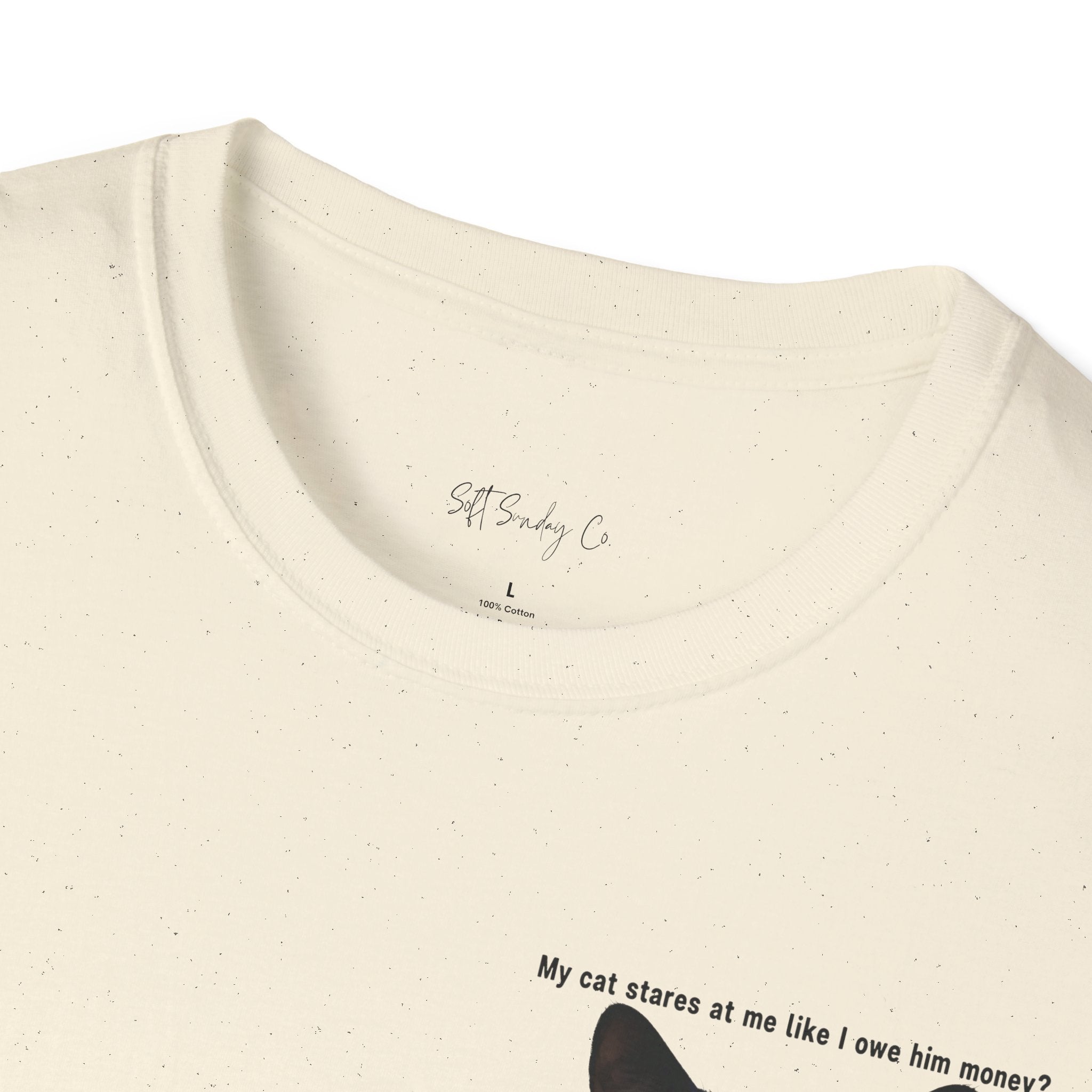 My Cat Stares At Me Like I Owe Him Money T-Shirt