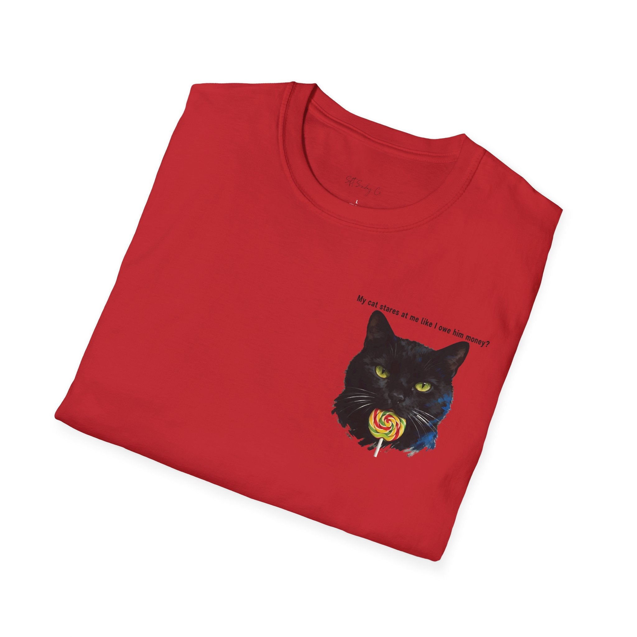 My Cat Stares At Me Like I Owe Him Money T-Shirt
