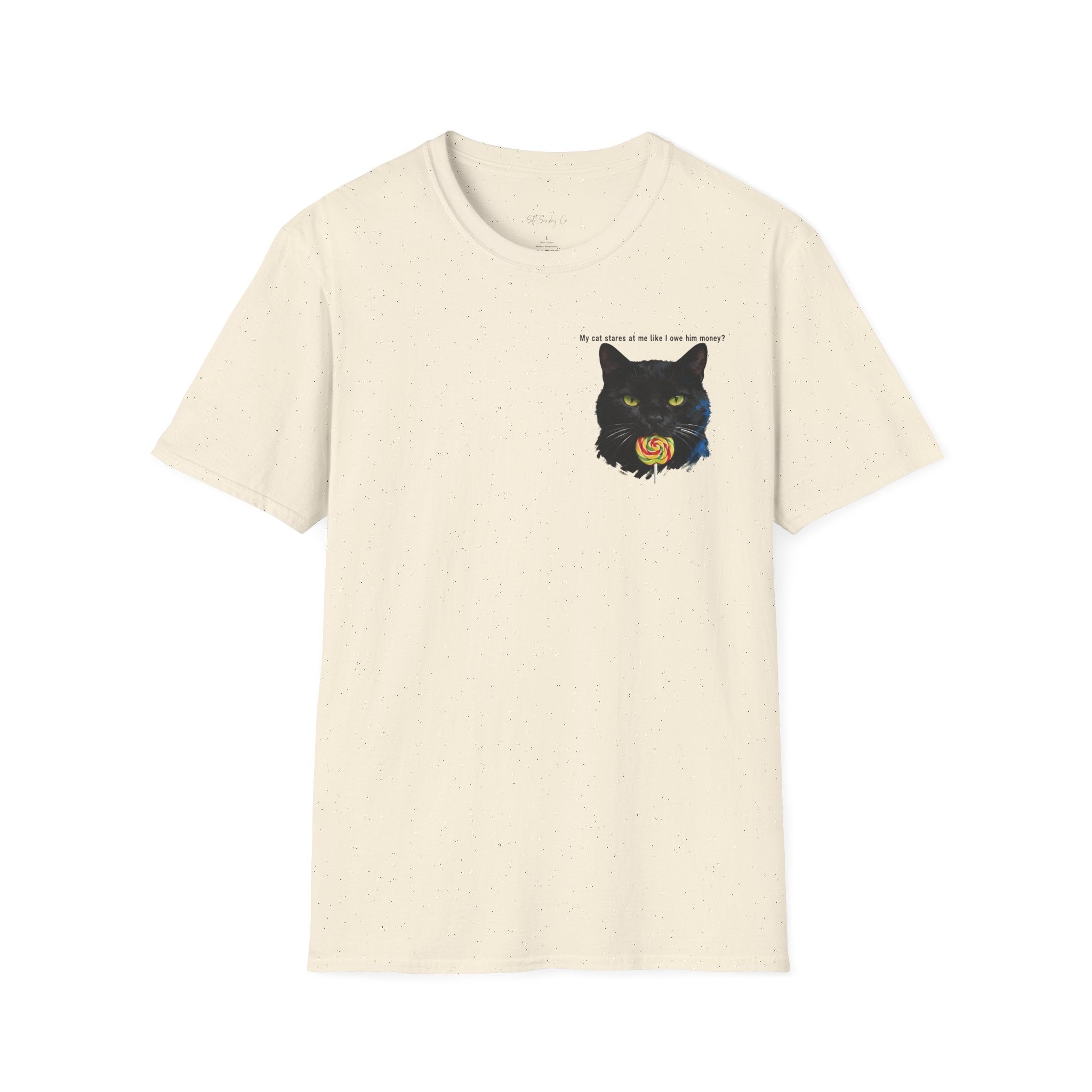 My Cat Stares At Me Like I Owe Him Money T-Shirt