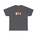Cute Three Dogs Graphic Tee – Pawfect Puppy "Blessed, Grateful, Caffeinated "Trio T-Shirt